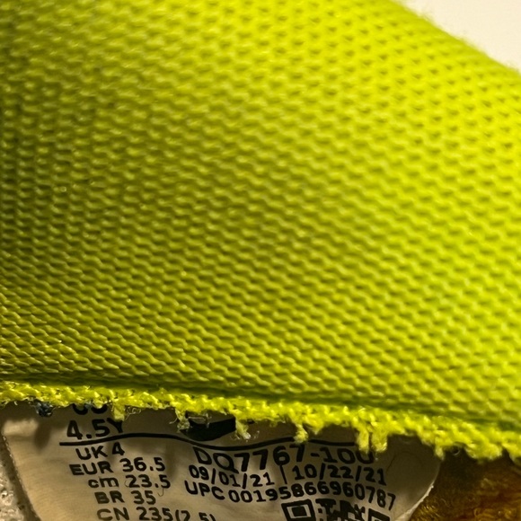 Nike Big Kid's Air Force 1 LV8 White/Multi-Color-Medium Blue (DQ7767 100) - Picture 9 of 13